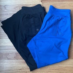Healing Hands Purple Label Yoga Scrub Pants Bundle SP Petite Length